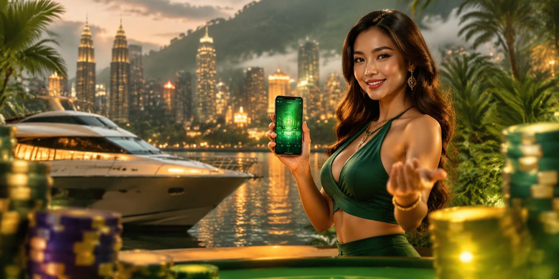 Pengguna dari Kuala Lumpur menggunakan aplikasi kasino dalam talian 4g91 bergaya Malaysia