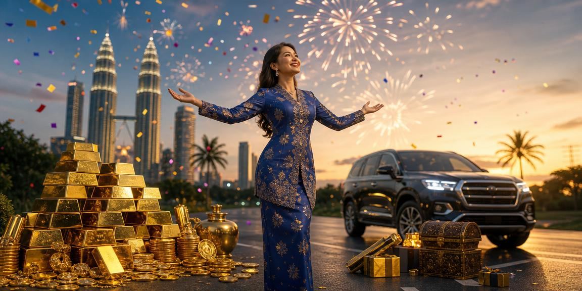 Pemain Malaysia berbaju kurung menikmati promosi pertaruhan dalam talian semasa perayaan